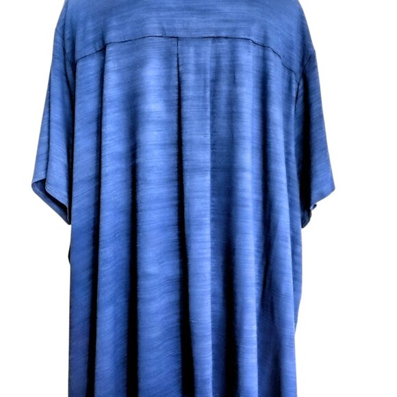 J.Jill Wearever Navy V Neck 1/2 Sleeve Jersey Knit Stretch Pullover Plus Sz 4X - Picture 5 of 11